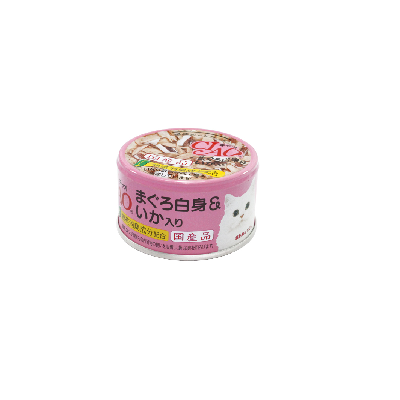 Pate CIAO Cá Ngừ & Bạch Tuột 35g - CIAO Cat Wet Food White Meat Tuna With Culltlefish in jelly