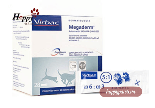 Gel dinh dưỡng dành cho mèo dưới 10kg Virbac Megaderm TM