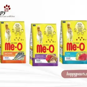 Thức ăn cho mèo Me-O từ người nuôi