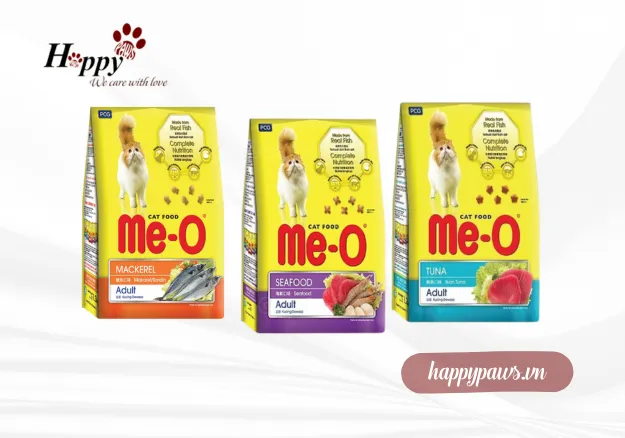 Thức ăn cho mèo Me-O từ người nuôi
